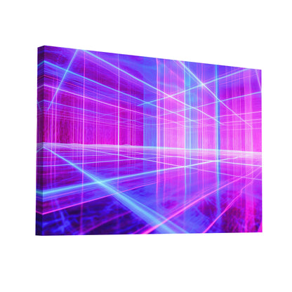 Product Hero 3D WebP Tableau Gaming Synthwave : Grid Neon - Art Virtuoso
