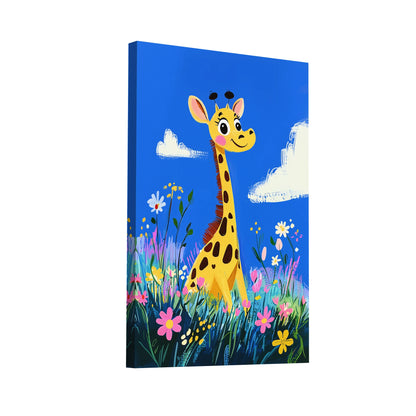 Product Hero 3D WebP Tableau Girafe Enfant - Art Virtuoso