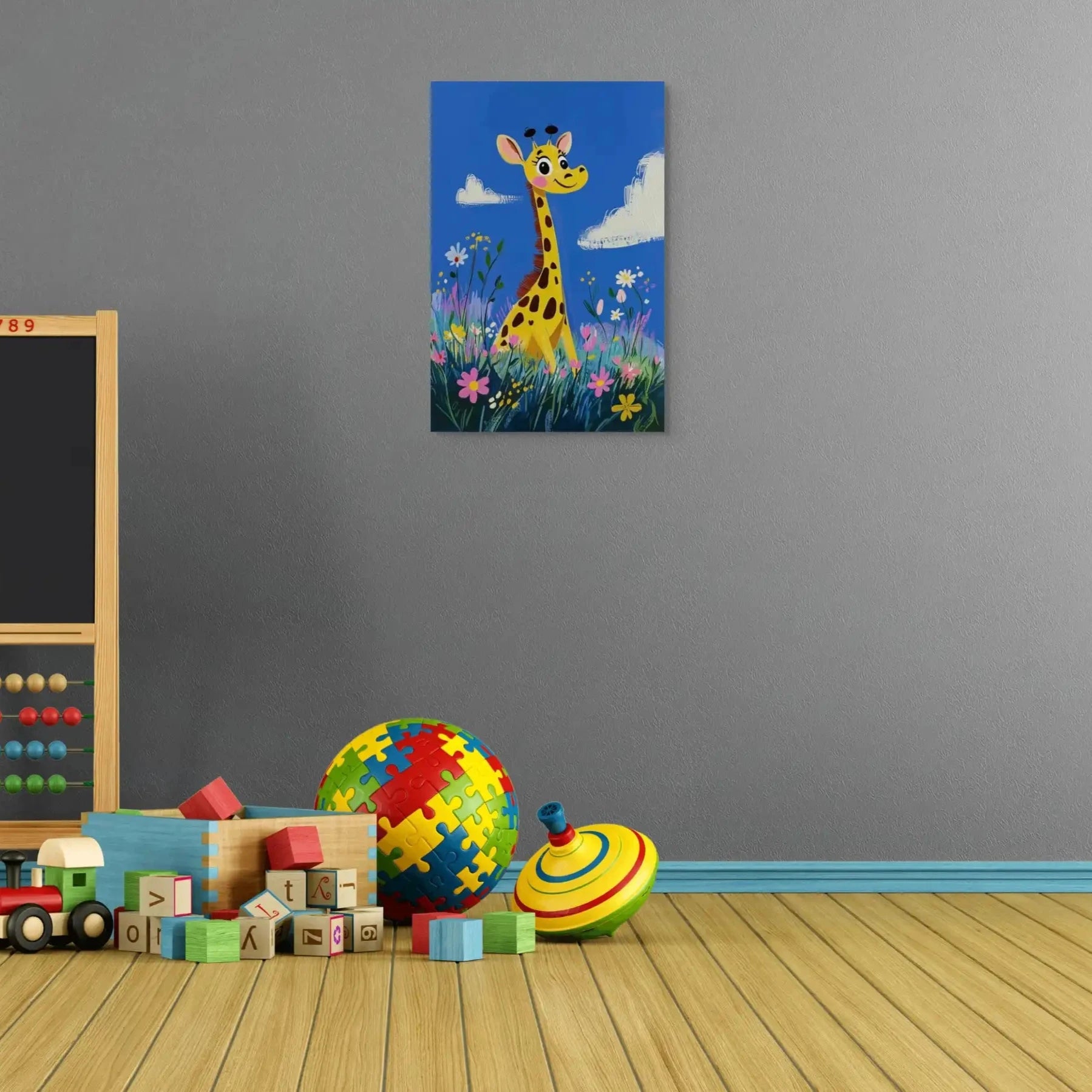 Tableau Girafe Enfant Affiches, reproductions et œuvres graphiques Art Virtuoso