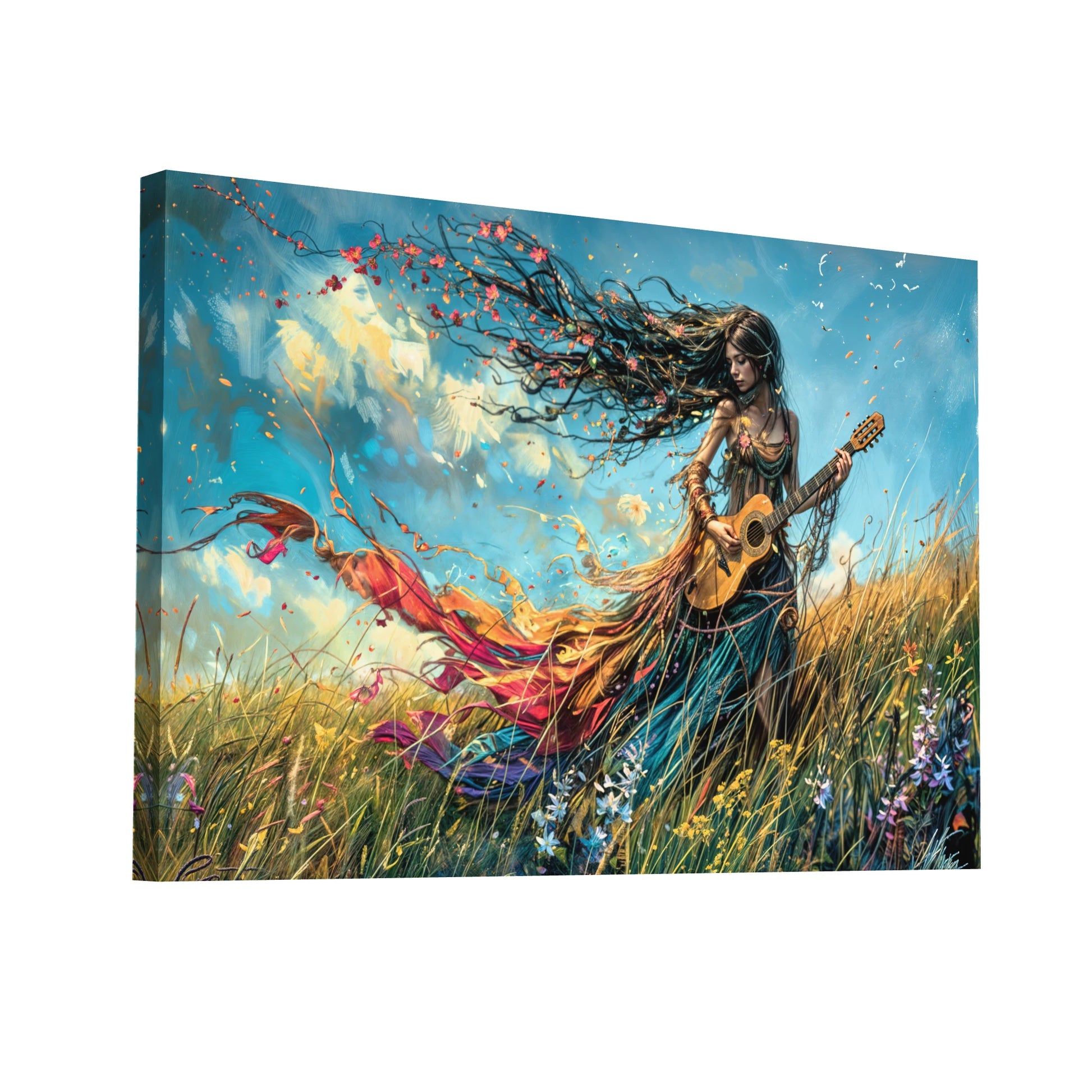 Product Hero 3D WebP Tableau Gitane - Art Virtuoso