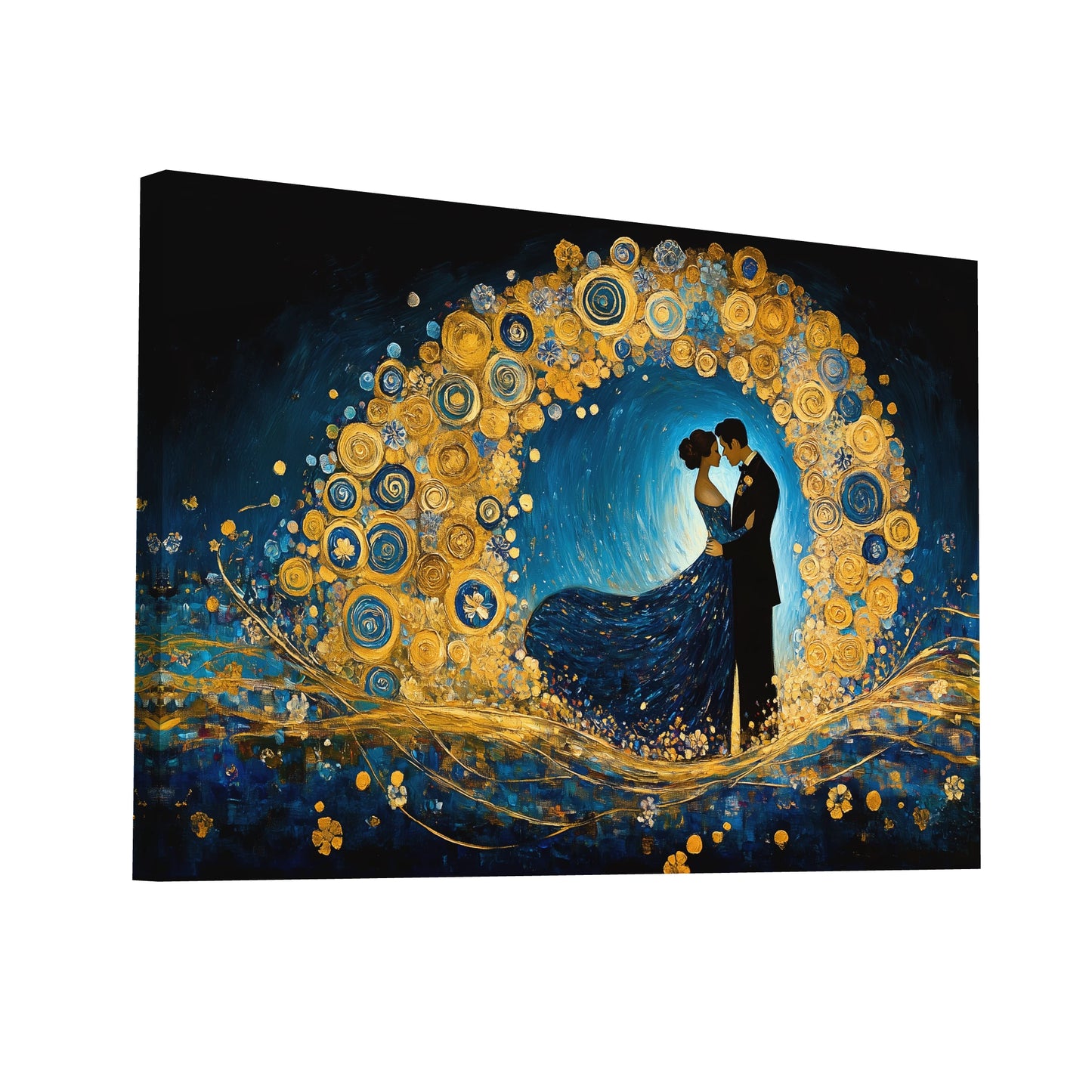 Product Hero 3D WebP Tableau Glamour Chic : Valse Étoilée - Art Virtuoso