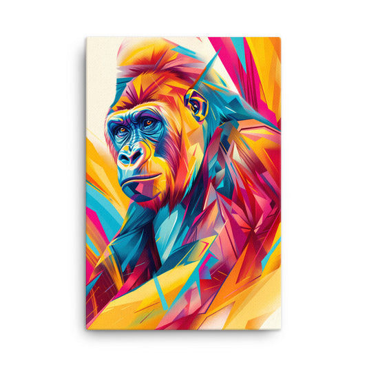 tableau gorille couleur 24″×36″