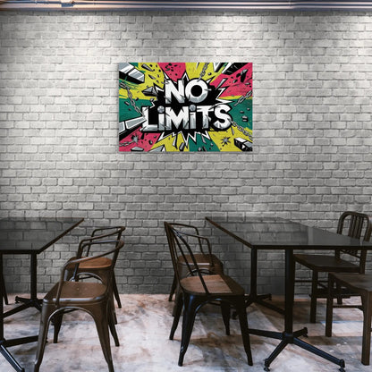 Tableau Graffiti - No Limits Affiches, reproductions et œuvres graphiques Art Virtuoso