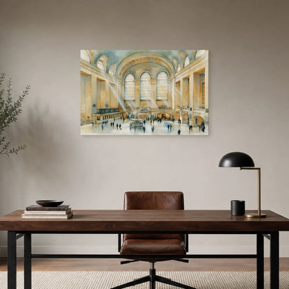 Architecture lumineuse de Grand Central installée dans un bureau