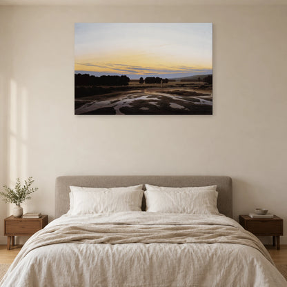 Tableau La Grande Réserve de Caspar David Friedrich dans une chambre - Art Virtuoso