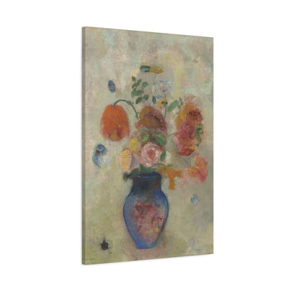 Tableau Grand vase avec fleurs – Odilon Redon - toile 3D avec bords imprimés - Art Virtuoso