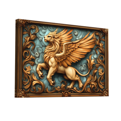 Product Hero 3D WebP Tableau Griffon - Art Virtuoso