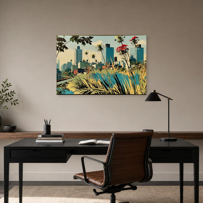 Tableau High Line New York - Jardin Suspendu - tableau New York dans un bureau - Art Virtuoso