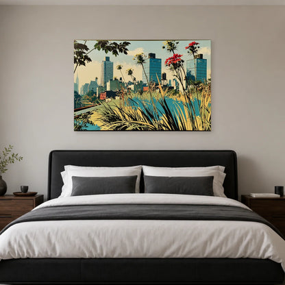 Tableau High Line New York - Jardin Suspendu - tableau New York dans une chambre - Art Virtuoso