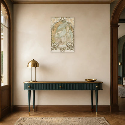 Tableau Ilsée, Princesse de Tripoli – Alphonse Mucha dans une entrée ou un couloir - Art Virtuoso