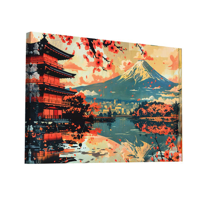 Product Hero 3D WebP Tableau Japonais - Mont Fuji - Art Virtuoso