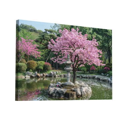 Product Hero 3D WebP Tableau Japonais Sakura - Harmonie Florale - Art Virtuoso