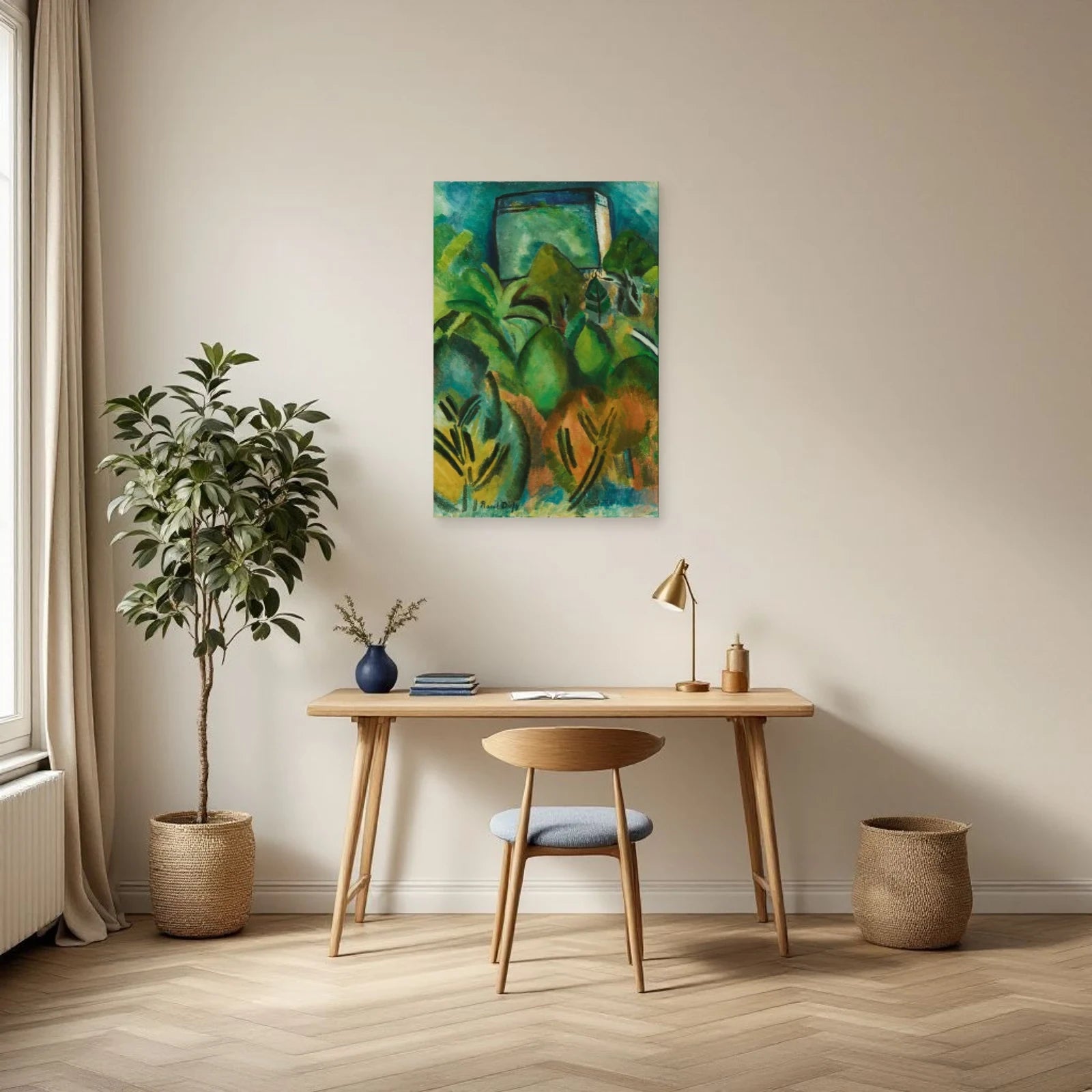 Tableau Le Jardin à Munich – Raoul Dufy dans un bureau - Art Virtuoso