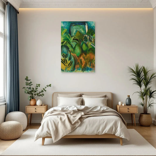 Tableau Le Jardin à Munich – Raoul Dufy dans une chambre - Art Virtuoso