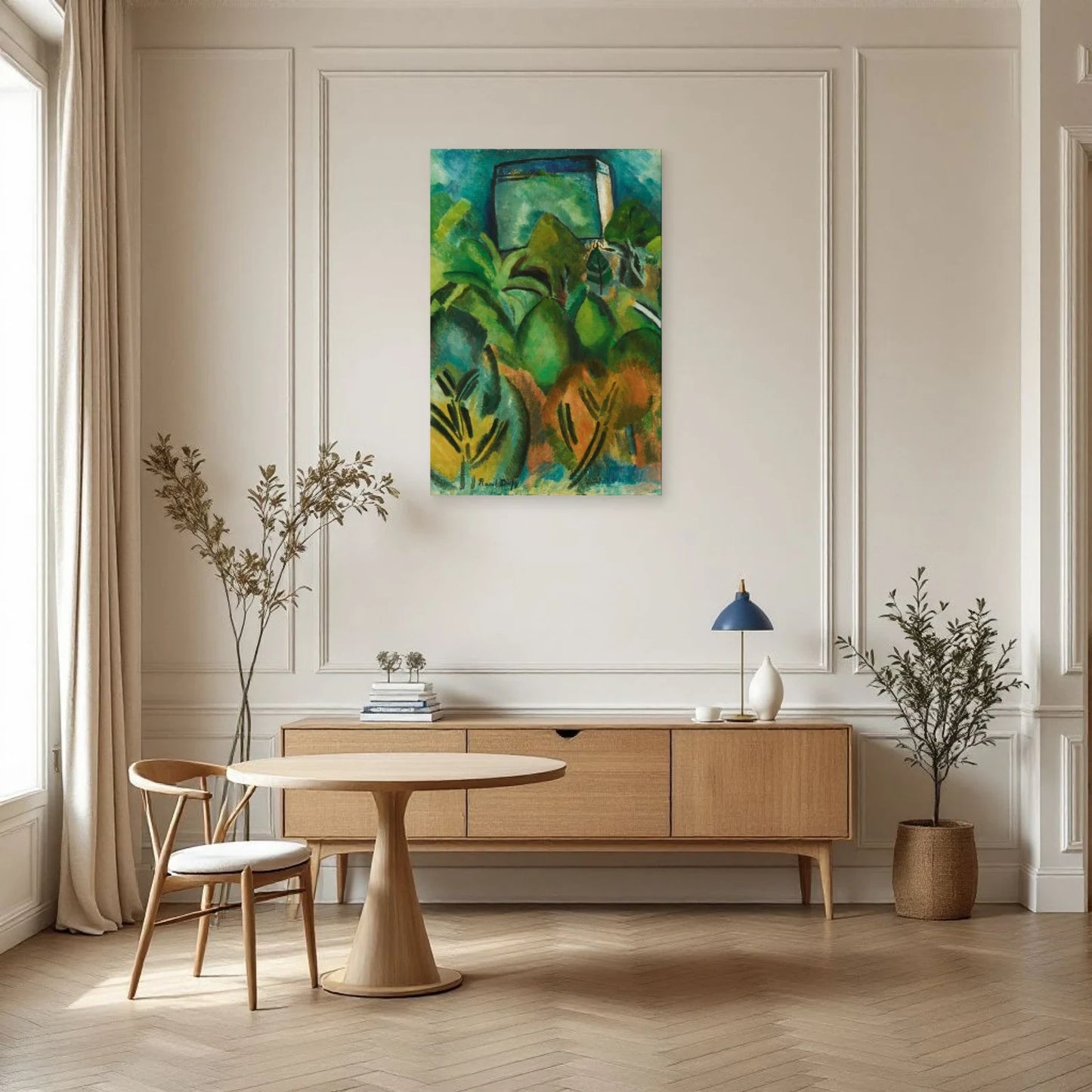 Tableau Le Jardin à Munich – Raoul Dufy dans une salle à manger - Art Virtuoso