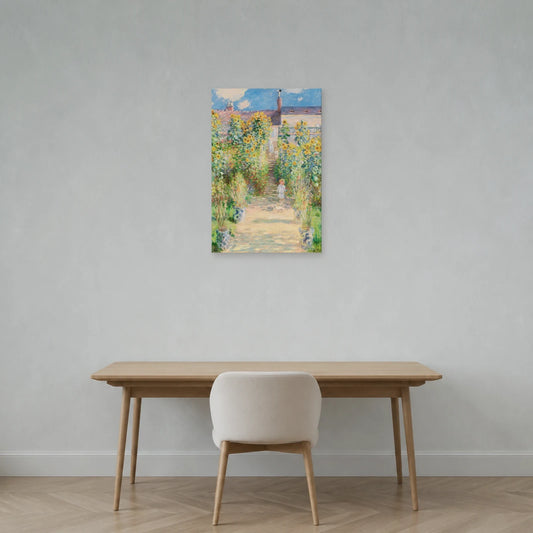 Tableau Le Jardin de l’artiste à Vétheuil – Claude Monet dans un bureau - Art Virtuoso