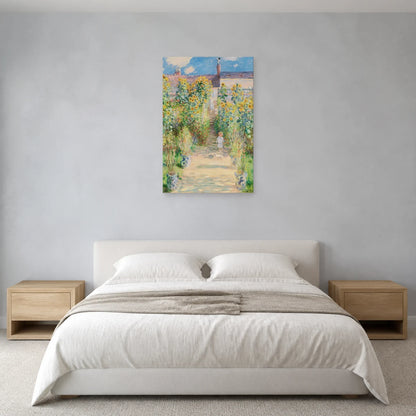 Tableau Le Jardin de l’artiste à Vétheuil – Claude Monet dans une chambre - Art Virtuoso