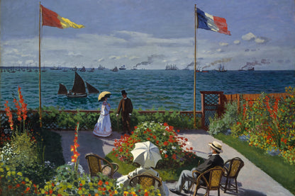 Drapeaux et voiliers du Jardin à Sainte-Adresse, taille M