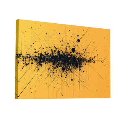 Product Hero 3D WebP Tableau Jaune Moderne - Art Virtuoso