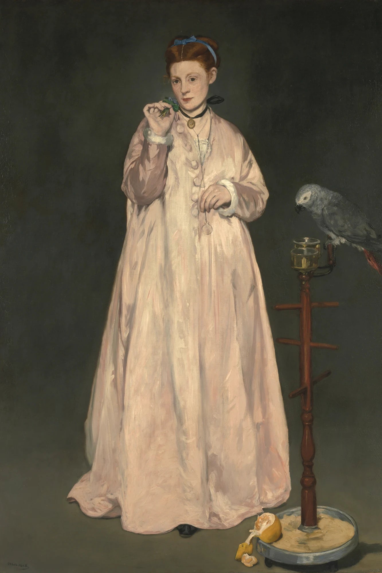 Tableau Jeune Dame en 1866 – Édouard Manet - impression sur toile, format M