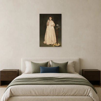 Tableau Jeune Dame en 1866 – Édouard Manet dans une chambre - Art Virtuoso