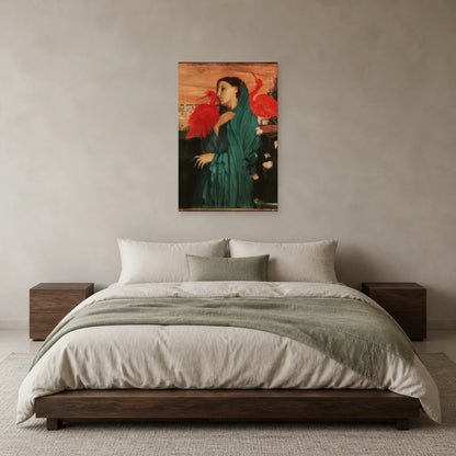 Tableau Jeune femme à l’ibis – Edgar Degas dans une chambre - Art Virtuoso