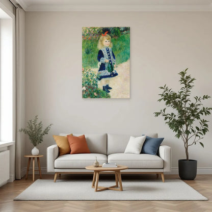 Tableau Jeune fille à l’arrosoir – Pierre-Auguste Renoir dans un salon - Art Virtuoso