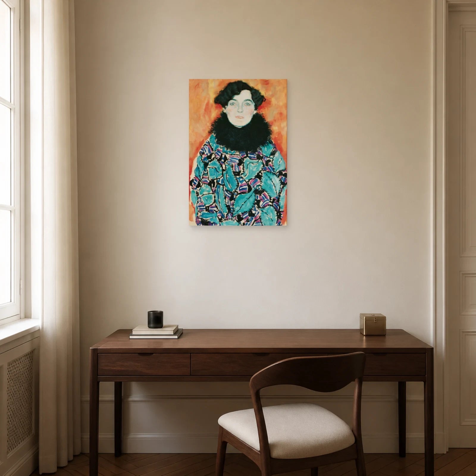 Tableau Johanna Staude – Gustav Klimt dans un bureau - Art Virtuoso