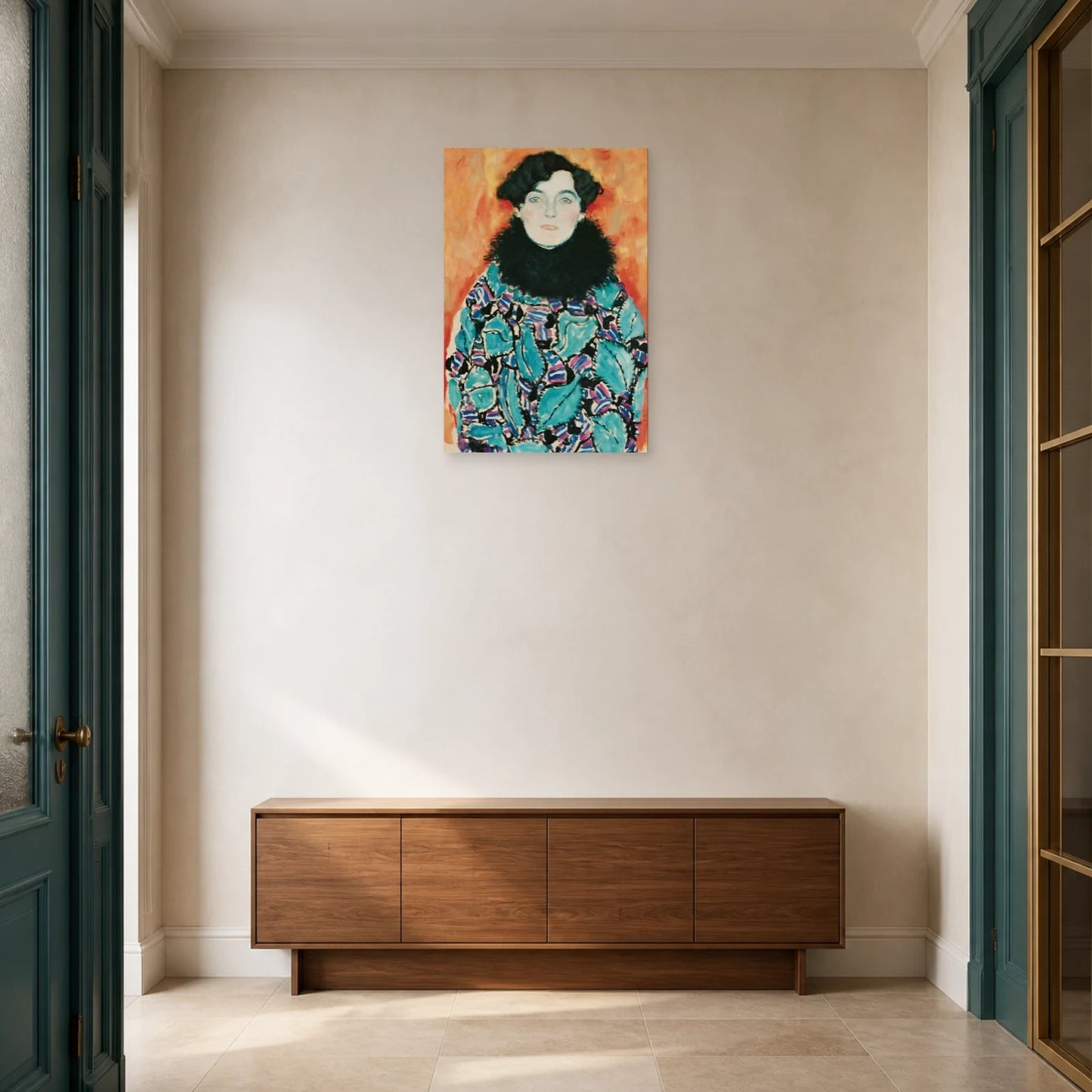 Tableau Johanna Staude – Gustav Klimt dans une entrée ou un couloir - Art Virtuoso