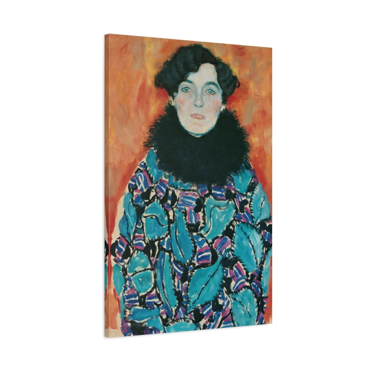 Tableau Johanna Staude – Gustav Klimt - toile 3D avec bords imprimés - Art Virtuoso