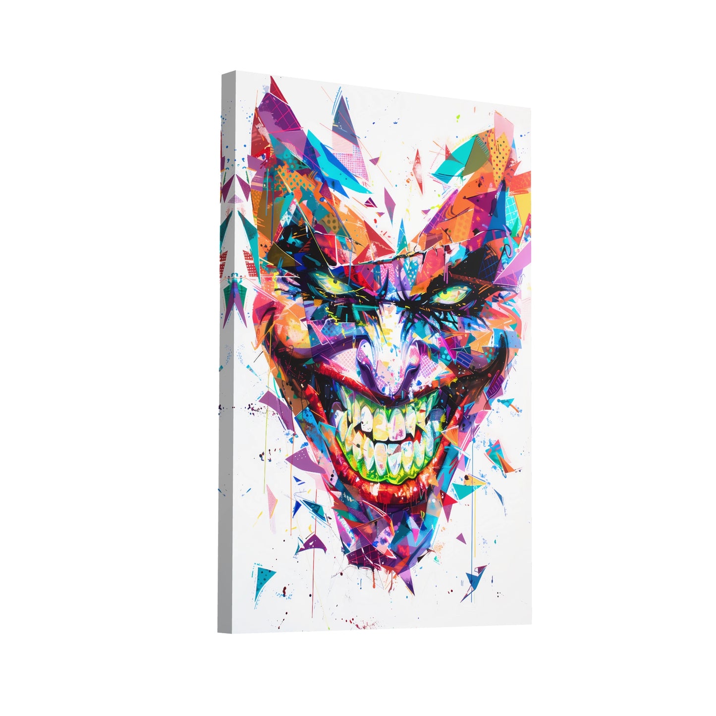 Product Hero 3D WebP Tableau Joker Pop Art - The Killing Smile - Art Virtuoso