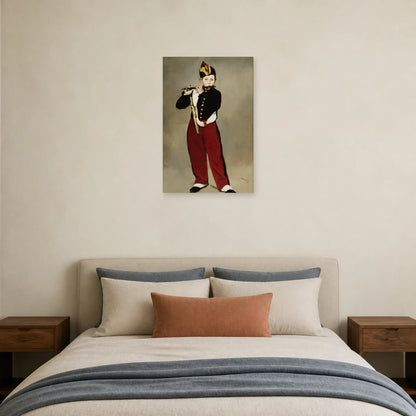 Tableau Le Joueur de fifre – Édouard Manet dans une chambre - Art Virtuoso