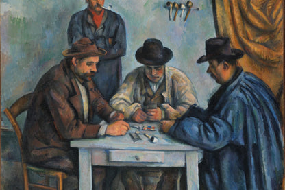 Portrait de groupe de Cézanne avec cartes et pipes – format XL