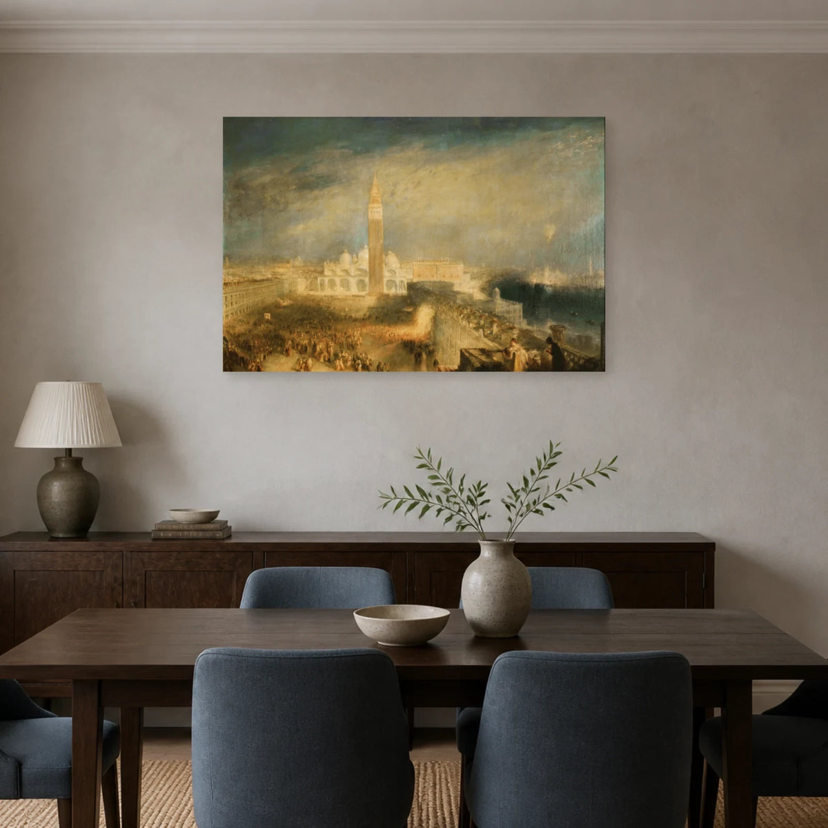 Tableau Juliette et sa nourrice – William Turner dans une salle à manger - Art Virtuoso