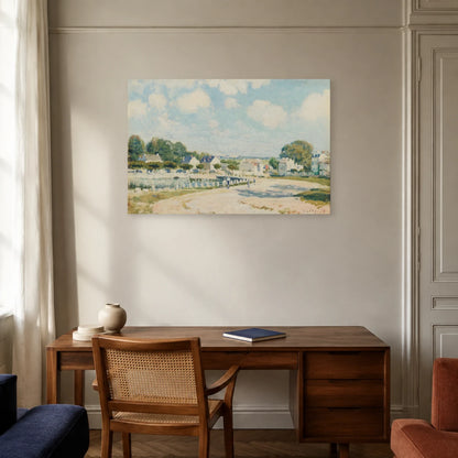 Tableau L'Abreuvoir à Marly-le-Roi – Alfred Sisley dans un bureau - Art Virtuoso