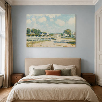 Tableau L'Abreuvoir à Marly-le-Roi – Alfred Sisley dans une chambre - Art Virtuoso