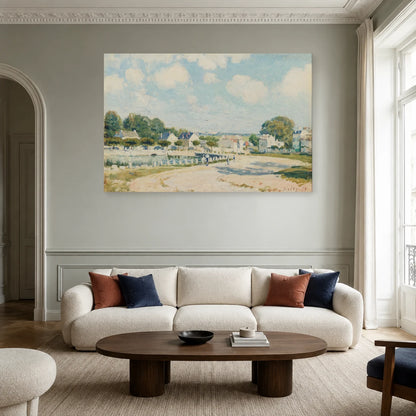 Tableau L'Abreuvoir à Marly-le-Roi – Alfred Sisley dans un salon - Art Virtuoso