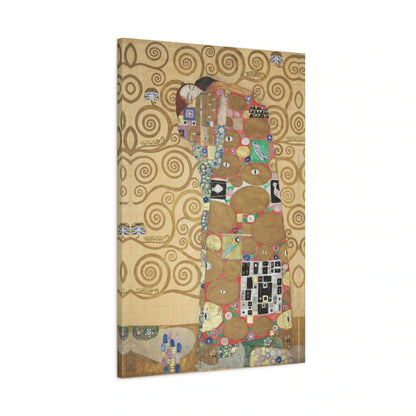 Tableau L’Accomplissement de Gustav Klimt – Frise Stoclet - toile 3D avec bords imprimés - Art Virtuoso