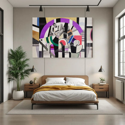 Tableau L’Aviateur – Fernand Léger dans une chambre - Art Virtuoso
