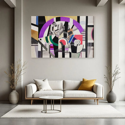 Tableau L’Aviateur – Fernand Léger dans un salon - Art Virtuoso