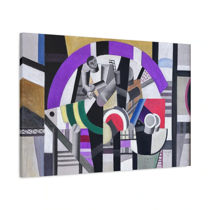 Tableau L’Aviateur – Fernand Léger vue de profil, toile 3D avec bords imprimés