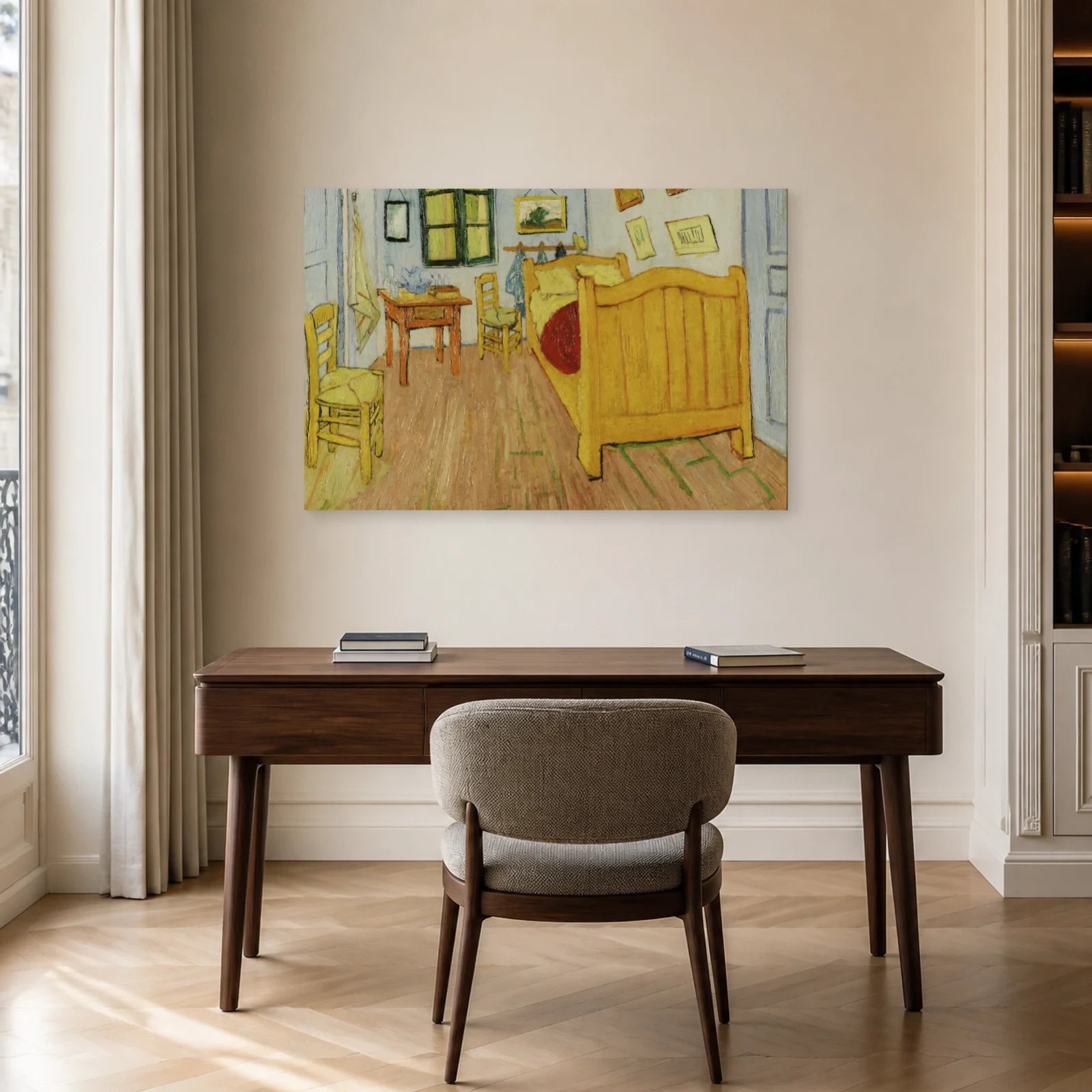 Tableau La Chambre à Arles – Vincent van Gogh dans un bureau - Art Virtuoso