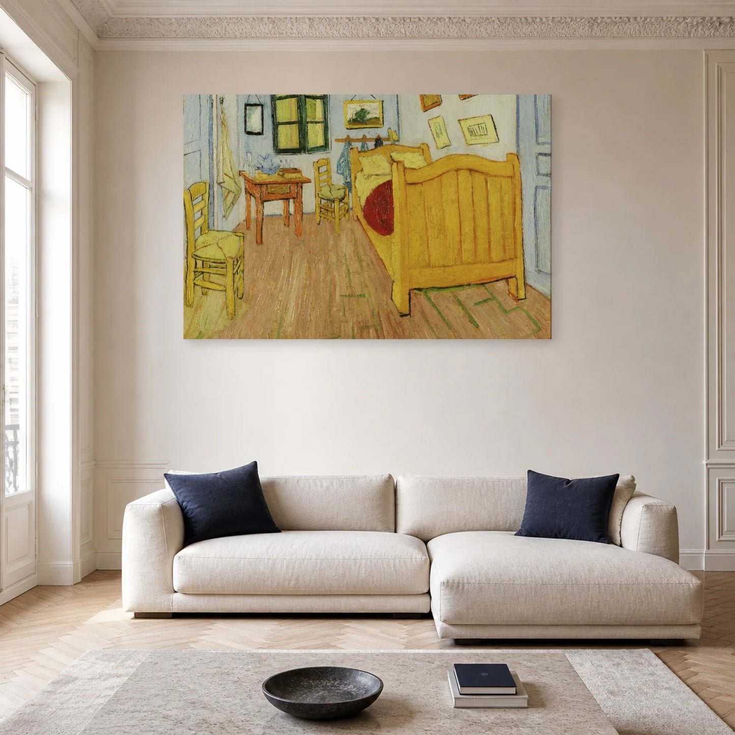 Tableau La Chambre à Arles – Vincent van Gogh dans un salon - Art Virtuoso