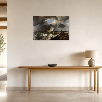 Tableau La Jetée de Calais – William Turner dans une entrée ou un couloir - Art Virtuoso