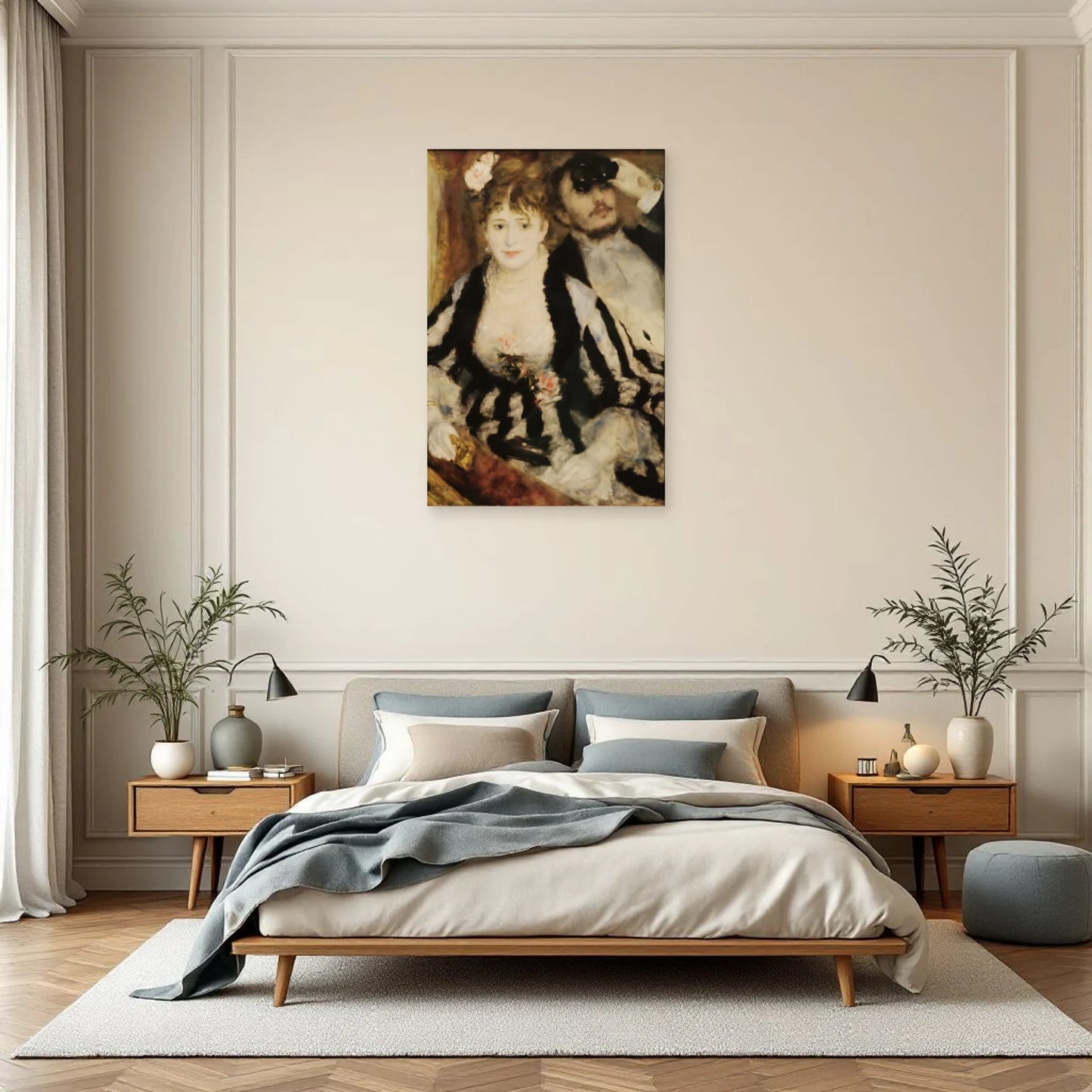 Tableau La Loge – Pierre-Auguste Renoir dans une chambre - Art Virtuoso