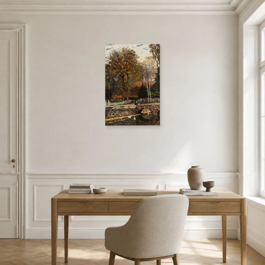 Tableau La Mare aux canards à Louveciennes – Alfred Sisley dans un bureau - Art Virtuoso