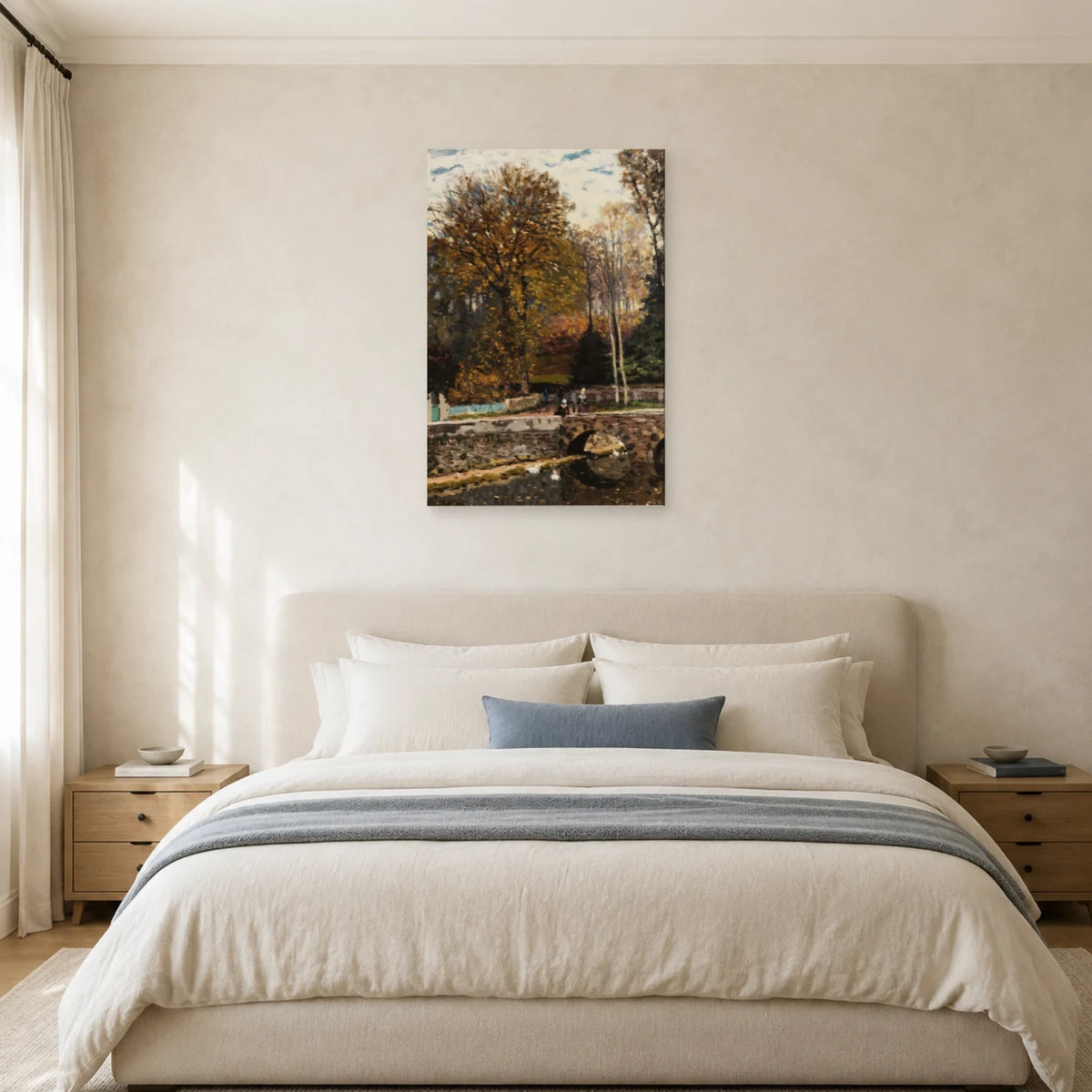 Tableau La Mare aux canards à Louveciennes – Alfred Sisley dans une chambre - Art Virtuoso