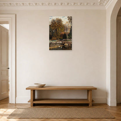 Tableau La Mare aux canards à Louveciennes – Alfred Sisley dans une entrée ou un couloir - Art Virtuoso