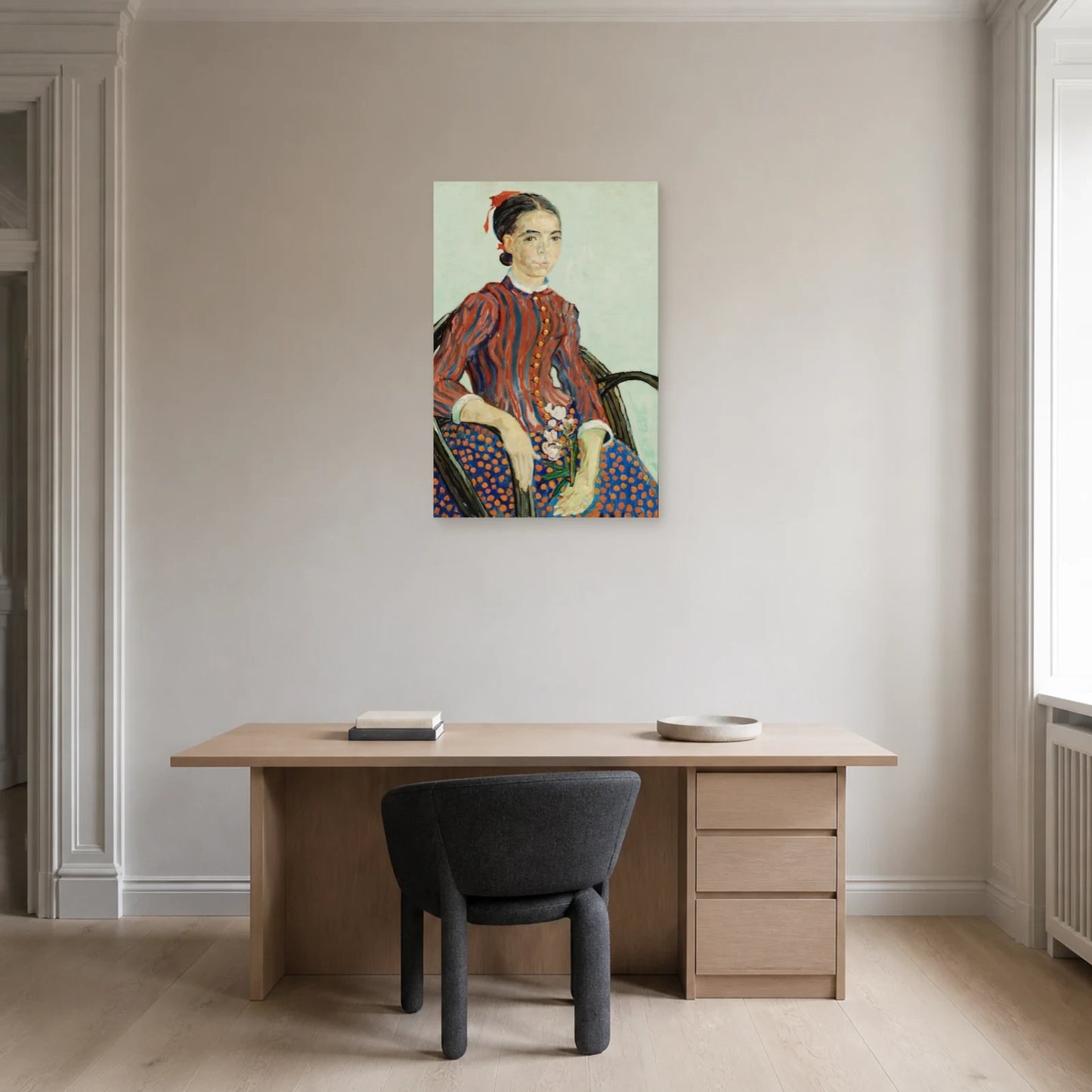 Tableau La Mousmé – Vincent van Gogh dans un bureau - Art Virtuoso