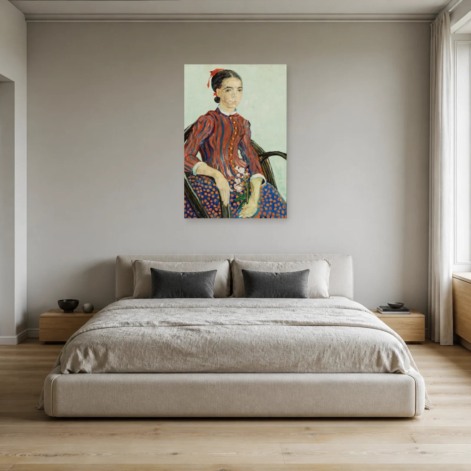 Tableau La Mousmé – Vincent van Gogh dans une chambre - Art Virtuoso